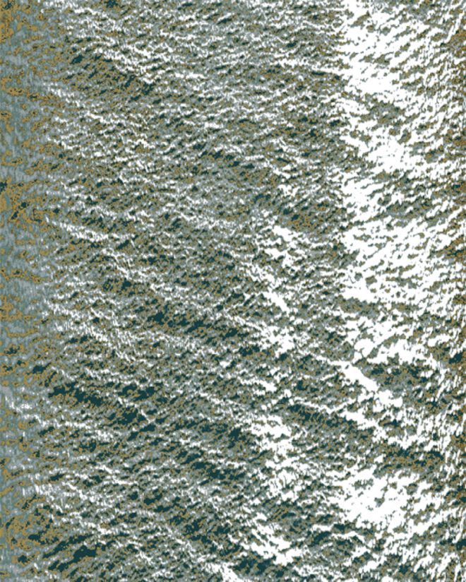 245 x 305 cm Evening Sea Bronze by Zoe Luyendijk